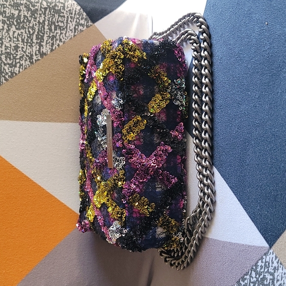 Sequined Mini Kensington Crossbody Bag  KURT GEIGER LONDON - Picture 11 of 14
